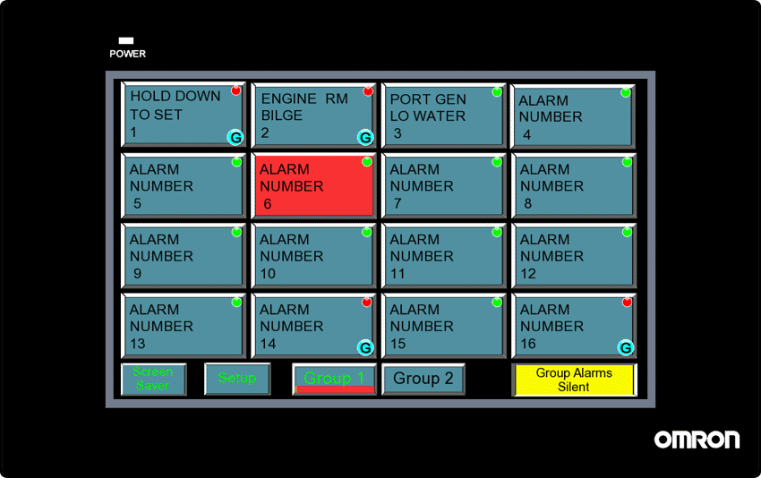 E Series Group 1 Alarms