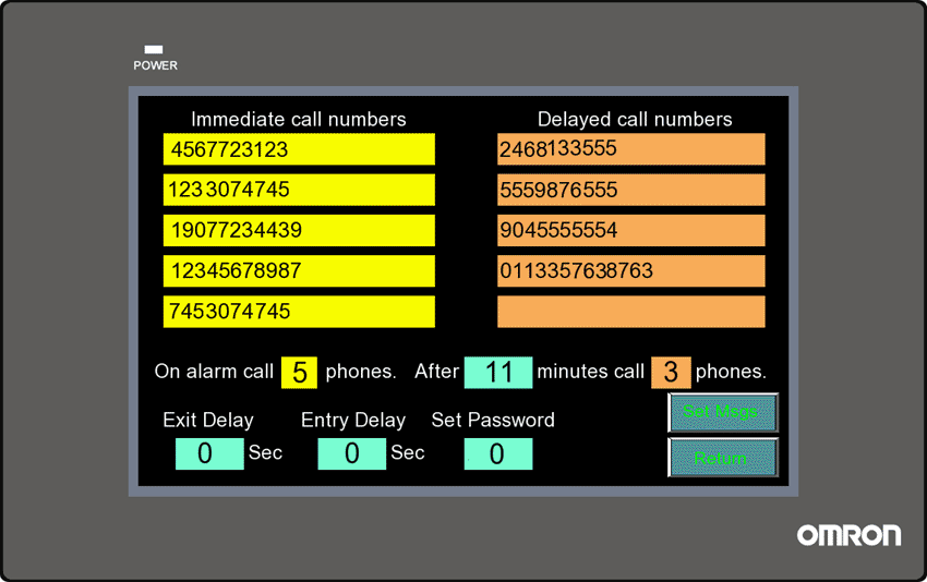 E Series Phone Number Setup